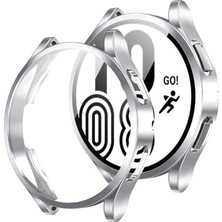 ZORE Samsung Galaxy Watch 4 Classic 42MM Uyumlu Zore Watch Gard 02 Koruyucu Silikon, Gümüş