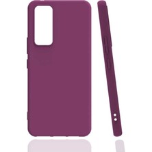 ZORE Vivo Y70 Uyumlu Kılıf Biye Silikon, Mor