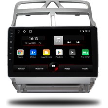 Navmina Peugeot 307 Android Carplay Multimedya 2001-2008 6gb Ram + 128GB Hafıza + 4 Çekirdek