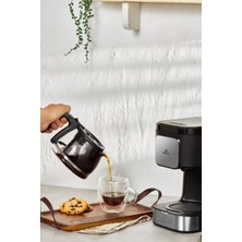 Karaca C / F Coffee Brew Inox 2 In 1 Aroma Özellikli Filtre Kahve ve Çay Demleme Makinesi Cam 0-1 L 50 Hz