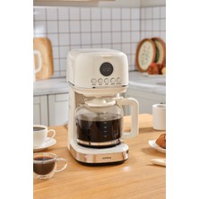 Karaca Multibrew Retro Filtre Kahve Makinesi Cream 220 - 240 V Filtre Kahve Makineleri Retro 50 Hz /
