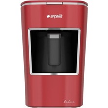 Arçelik Kırmızı K 3300 - 100. Yıl Kırmızı Mini Telve Türk Kahve Makinesi   220 - 240 V 0-1 L Plastik