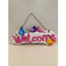 Plus Home Dekoratif Kuşlu Duvar ve Kapı Süsü