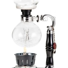 By Tüfekçi Yama Glass Coffee Sifon (Syphon) Filtre Kahve Demleme Makinası 3 Cup Mor-12-Sfn-3 Cam Filtre