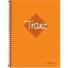 Tranz Defter  A-5  100 Yaprak Çizgili Turuncu