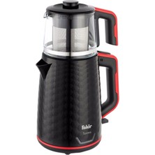 Kırmızı Fakir Tastea Çay Makinesi - Kırmızı Siyah