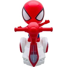 Shem Spiderman Scooter Işıklı ve Müzikli Çarp Dön Oyuncak UNSL0058