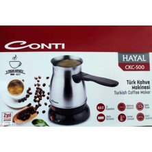 Genel Markalar Gri CKC-500 Hayal Çelik Kahve Makinesi Elektrikli Cezve Çelik   5 Fin