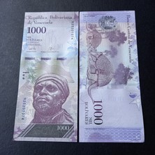 Escoines Koleksiyon 2017 Venezuela 1000 Bolivar Çil Eski Yabancı Kağıt Para - 3996366953DC941732