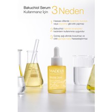 Madeus Doğal Retinol Alternatifi %1 Saf Bakuchiol + %4 Niacinamide İçeren Yaşlanma Karşıtı Bakuchiol Serum 30 ml