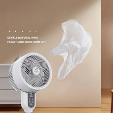 Yellow Tech Uzaktan Kumandalı Dokunmatik Ekranlı Elektrikli Fan Hava Serinletici Vantilatör Oynar Başlıklı Ofis Ev Fanı