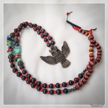 Z Jewelry Art Bhupu - Etnik Otantik Bohem Kadın Erkek Baykuş Puhu Kolye
