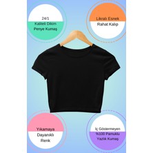 Fuddy Moda Hello Coffee Baskılı Kız Çocuk Crop Top, Hello Kitty Baskılı Çocuk Crop Bluz