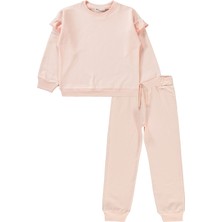 Civil Girls Kız Çocuk Eşofman Takımı 10-13 Yaş Pudra