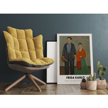 Pegziz Frida Kahlo Duvar Dekor Kanvas Tablo Modern Sanatsal Tablo Salon Duvar Dekor