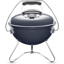 Weber Arduvaz Mavi Kömürlü Mangal Barbekü - Smokey Joe® Premium, Slate Blue - 1126804