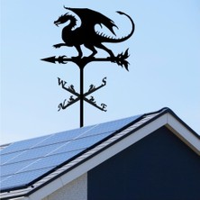 Progress1 Weather Vane Açık Çiftlik Ahır Sahne 20ınch Ejderha (Yurt Dışından)