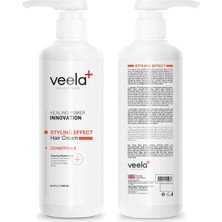 Veela Zor Şekillenen Saçlar Için Durulanmayan Şekillendirici Saç Kremi - Styling Effect Condition 9