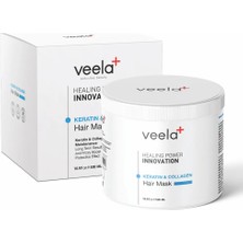 Veela Yıpran MLş Saçlar Için Kolajen Ve Keratin Bakım Maskesi - Keratin & Collagen Hair Mask