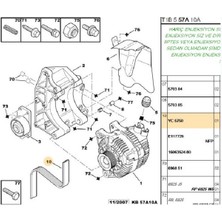 Psa V Kayışı Partner 206 (5750.YC-6PK1454)