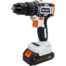 Max Extra MX2020 Çift Akü Kömürsüz Darbeli Matkap 20V 2.0AH