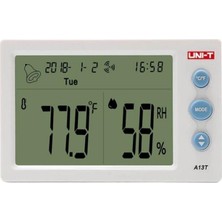 Uni-T A13T Dijital Saatli Sıcaklık ve Nem Ölçer