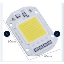K2 50W LED Çip Beyaz 220 Volt