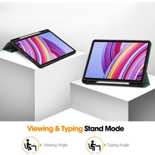 XFashion Xiaomi Redmi Pad Pro Tablet Kılıfı Üç Katlı Stand Şok Emici Deri Kapak (Yurt Dışından)