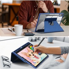 XFashion Lenovo Tab P12 TB371FC Deri+Akrilik+Tpu Otomatik Uyandırma/uyku Özellikli Tablet Kılıfı (Yurt Dışından)