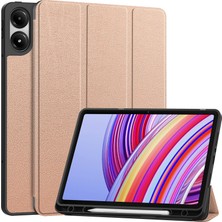 XFashion Xiaomi Redmi Pad Pro Tablet Kılıfı Üç Katlı Stand Şok Emici Deri Kapak (Yurt Dışından)