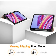 XFashion Xiaomi Redmi Pad Pro Tablet Kılıfı Üç Katlı Stand Şok Emici Deri Kapak (Yurt Dışından)