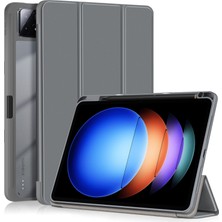 XFashion Xiaomi Pad 6s Pro 12.4 Üç Katlı Stand Pu Deri Tablet Kapağı (Yurt Dışından)