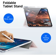 XFashion iPad Pro 11 (2024) Otomatik Uyandırma/uyku Özellikli Tpu+Pc+Deri Kapak (Yurt Dışından)