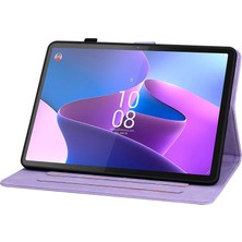 XFashion Lenovo Tab P11 Pro / P11 Pro Gen 2 Kılıf Kart Yuvası ile Deri Tablet Kapak Çevirin (Yurt Dışından)