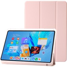 XFashion Huawei Matepad 11.5 S Kılıf Üç Katlı Stand Pu Deri + Tpu + Şeffaf Akrilik Tablet Kapağı (Yurt Dışından)