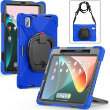 XFashion Xiaomi Pad 5 Pc+Silikon Darbeye Dayanıklı Tablet Kılıfı, Dönen Kickstand / Askı (Yurt Dışından)