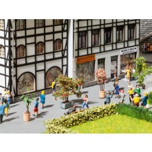 Noch 14020 Saksı Bitkileri, 3 Adet, Diorama Malzemesi