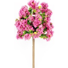 Hobby Time Hobbytime 9 Cm. Mor Çiçekli Oya Maket Ağacı