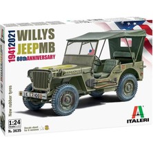 Italeri 3635S 1/24 Jeep Willys MB Demonte Plastik Maketi