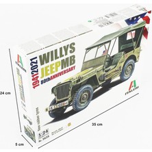 Italeri 3635S 1/24 Jeep Willys MB Demonte Plastik Maketi