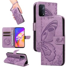 SZY Mall Oppo Için Flip Case A93 5G/A74 5G/A54 5g Ayrılabilir El Kayışı Kabartmalı (Yurt Dışından)