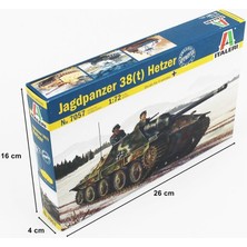 Italeri 7057S 1/72 Jagdpanzer 38(T) Hetzer Tank Demonte Plastik Maketi