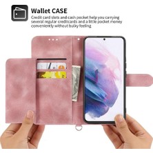 SZY Mall Samsung Galaxy S22 Çoklu Kredi Kartı Yuvaları Bileklik Için Flip Case (Yurt Dışından)