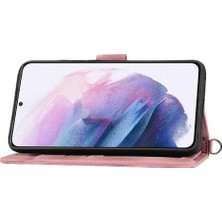 SZY Mall Samsung Galaxy S22 Çoklu Kredi Kartı Yuvaları Bileklik Için Flip Case (Yurt Dışından)