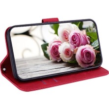SZY Mall IPhone 16 Için Kılıf Pro Max Kabartma Gül Çiçekler Cüzdan Kılıf Kickstand Flip (Yurt Dışından)