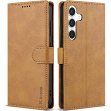 SZY Mall Samsung Galaxy A34 Için Flip Case Yan Cep Anti Kayma Kart Yuvaları Manyetik (Yurt Dışından)