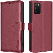 SZY Mall Samsung Galaxy A03S Için Flip Case Kart Tutucu Kickstand Manyetik Pu Cüzdan (Yurt Dışından)