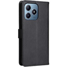 SZY Mall Realme C63 Için Flip Case Kart Yuvası ile Yüksek Kaliteli Deri Iş Çantası (Yurt Dışından)