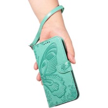 SZY Mall Oppo Için Flip Case A93 5G/A74 5G/A54 5g Ayrılabilir El Kayışı Kabartmalı (Yurt Dışından)