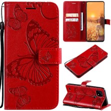 SZY Mall Kart Yuvası Standı Pu Flip ile Realme C20/C21 Darbeye Dayanıklı Kapak Için Flip Case (Yurt Dışından)